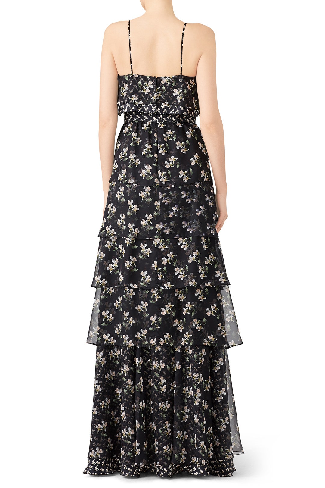 Floral Kiera Ruffle Gown by Jill Jill Stuart 1