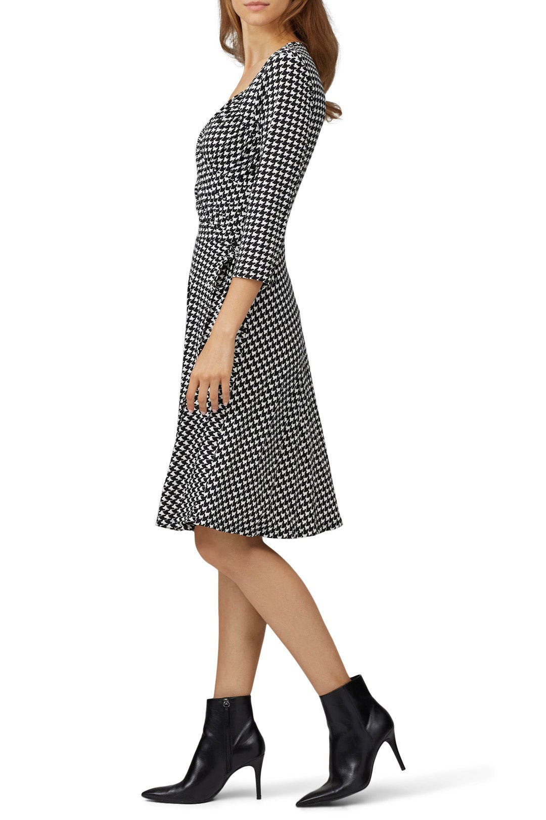 Printed Sweetheart Wrap Dress by Leota 2