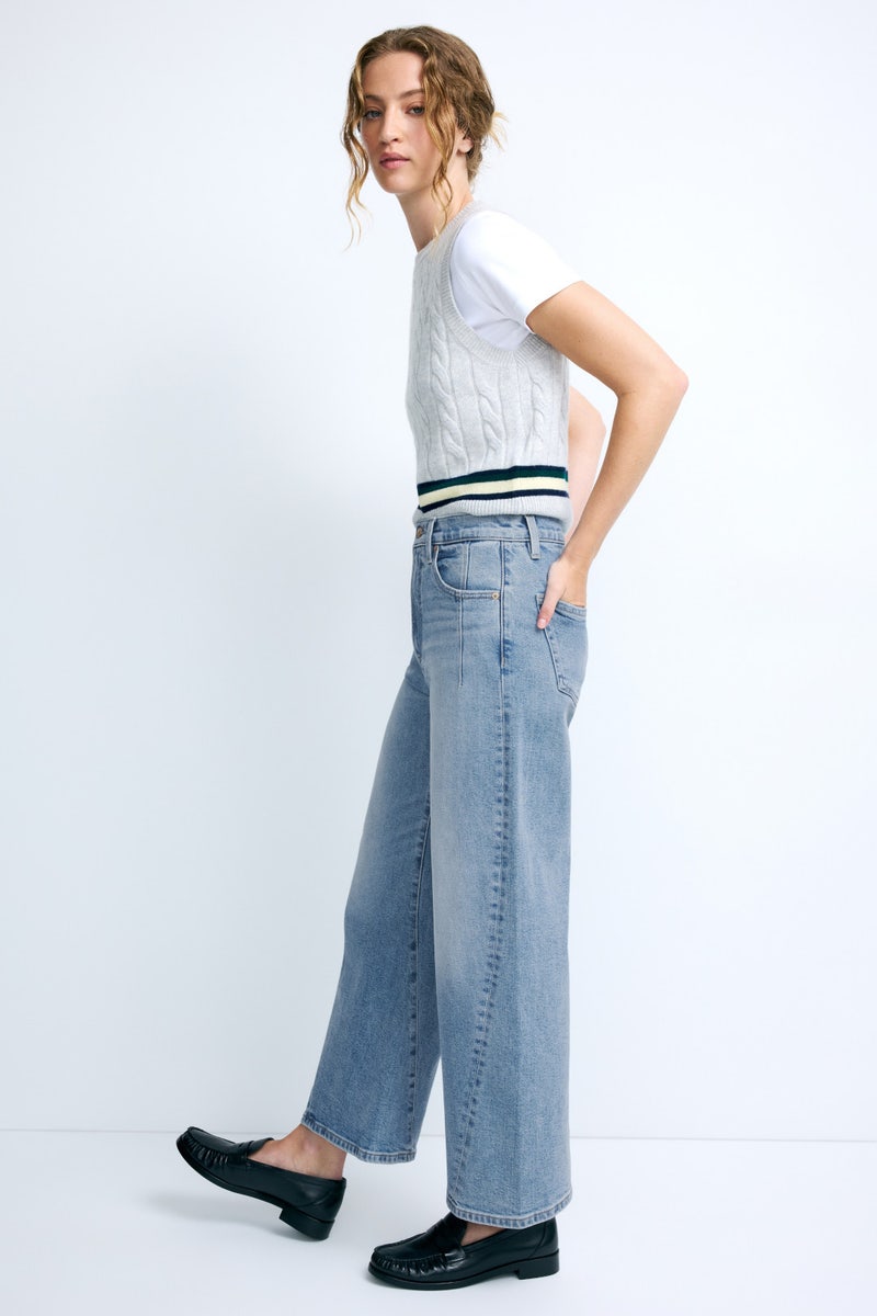 Kyra Bowed Wide Leg Jeans by PISTOLA - Photo 1