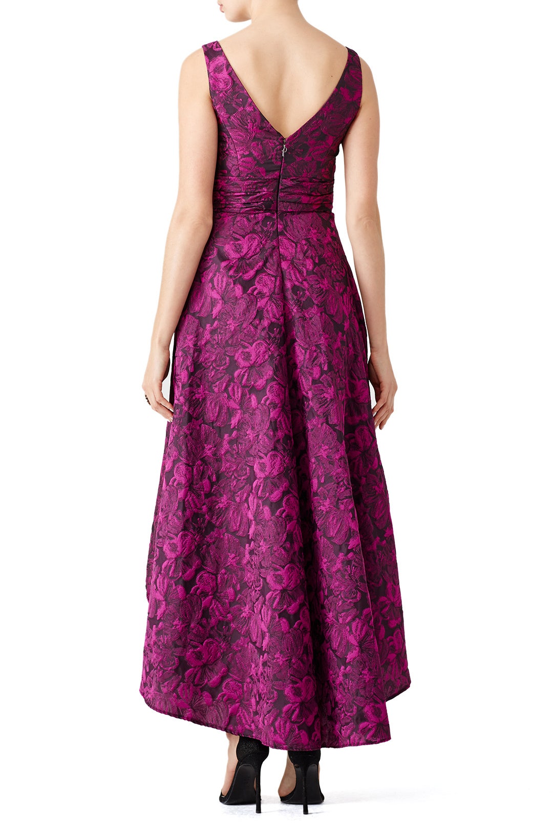 Jasmine Orchid High-Low Gown by pamella by pamella roland 1