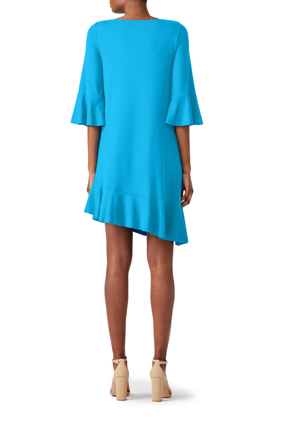 blue ruffle maternity dress The Maternity Tulle Ellie Nap Dress