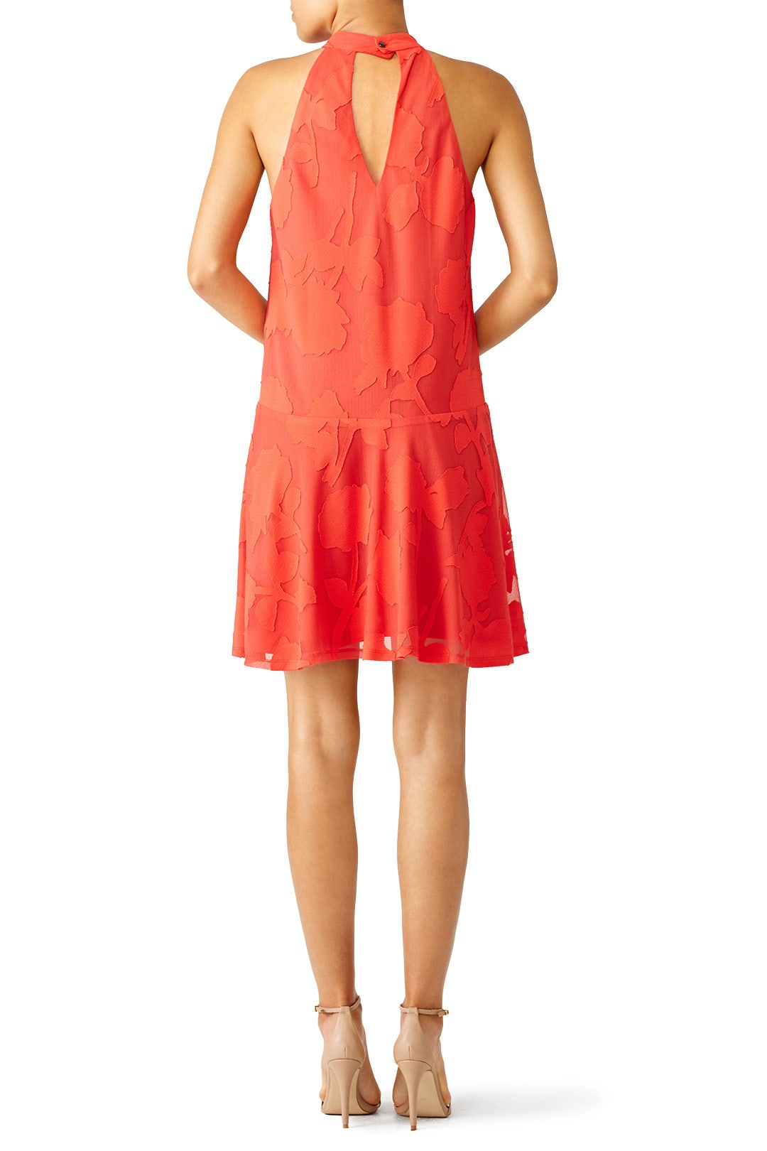 Red Pressed Flowers Dress by Slate & Willow 2