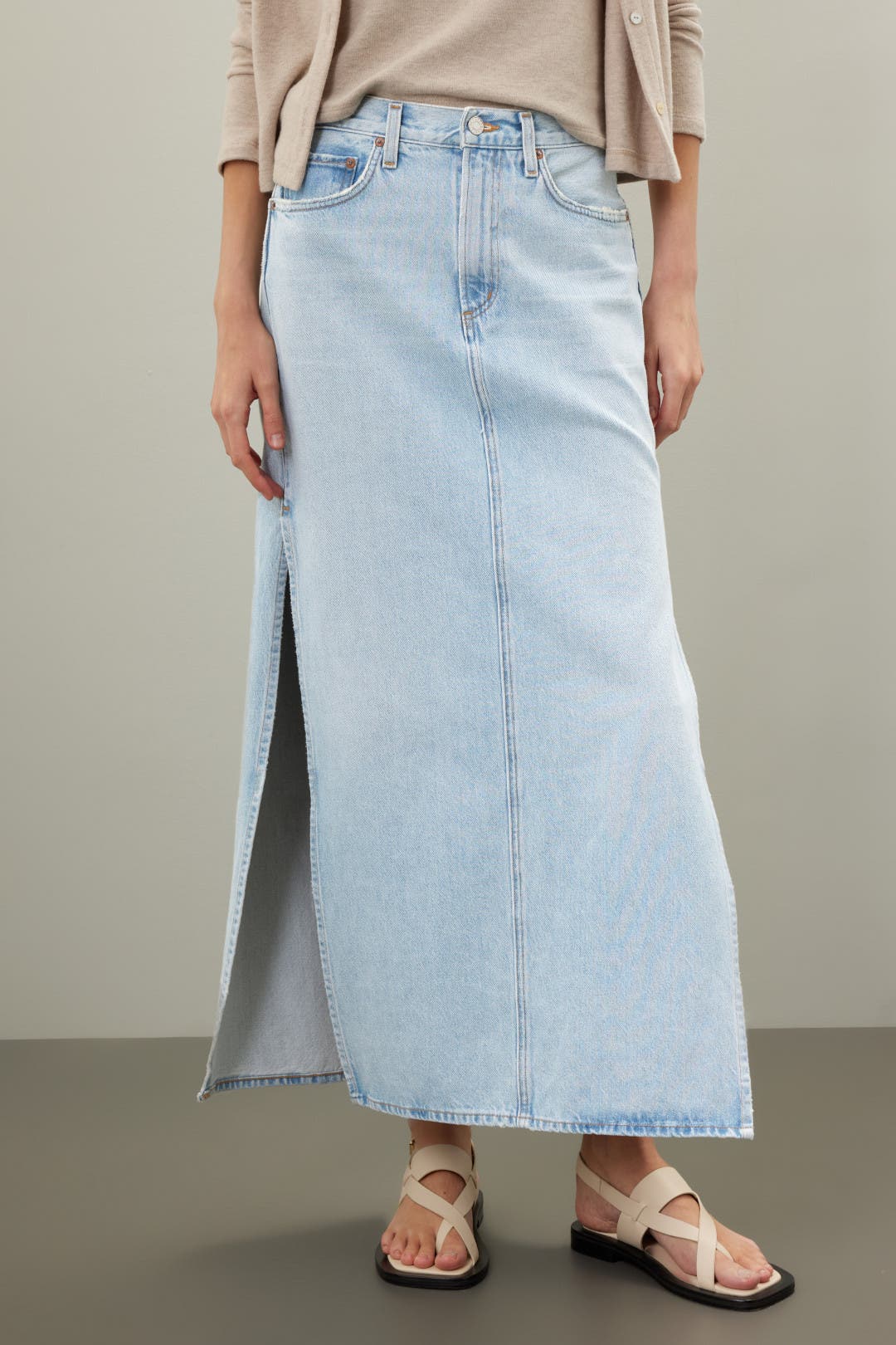 Astrid Slice Skirt by AGOLDE | Rent the Runway