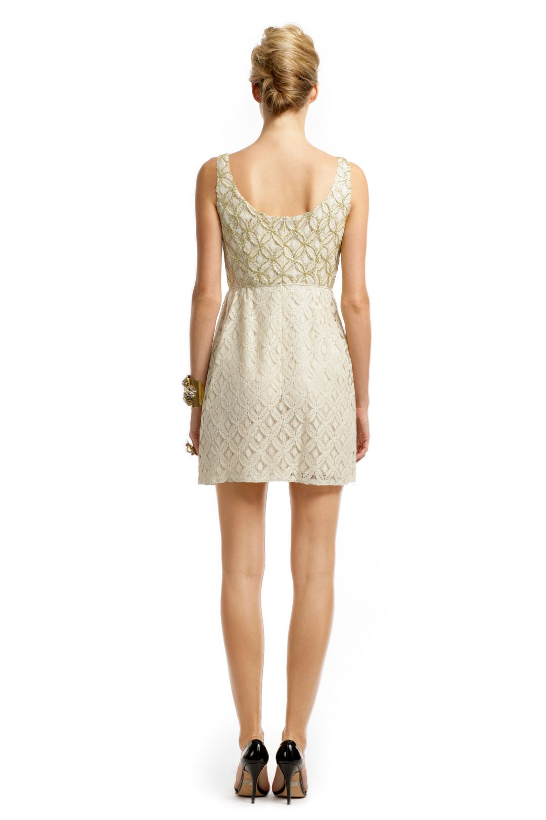 Creme Brulee Scoop Dress by Anna Sui 1