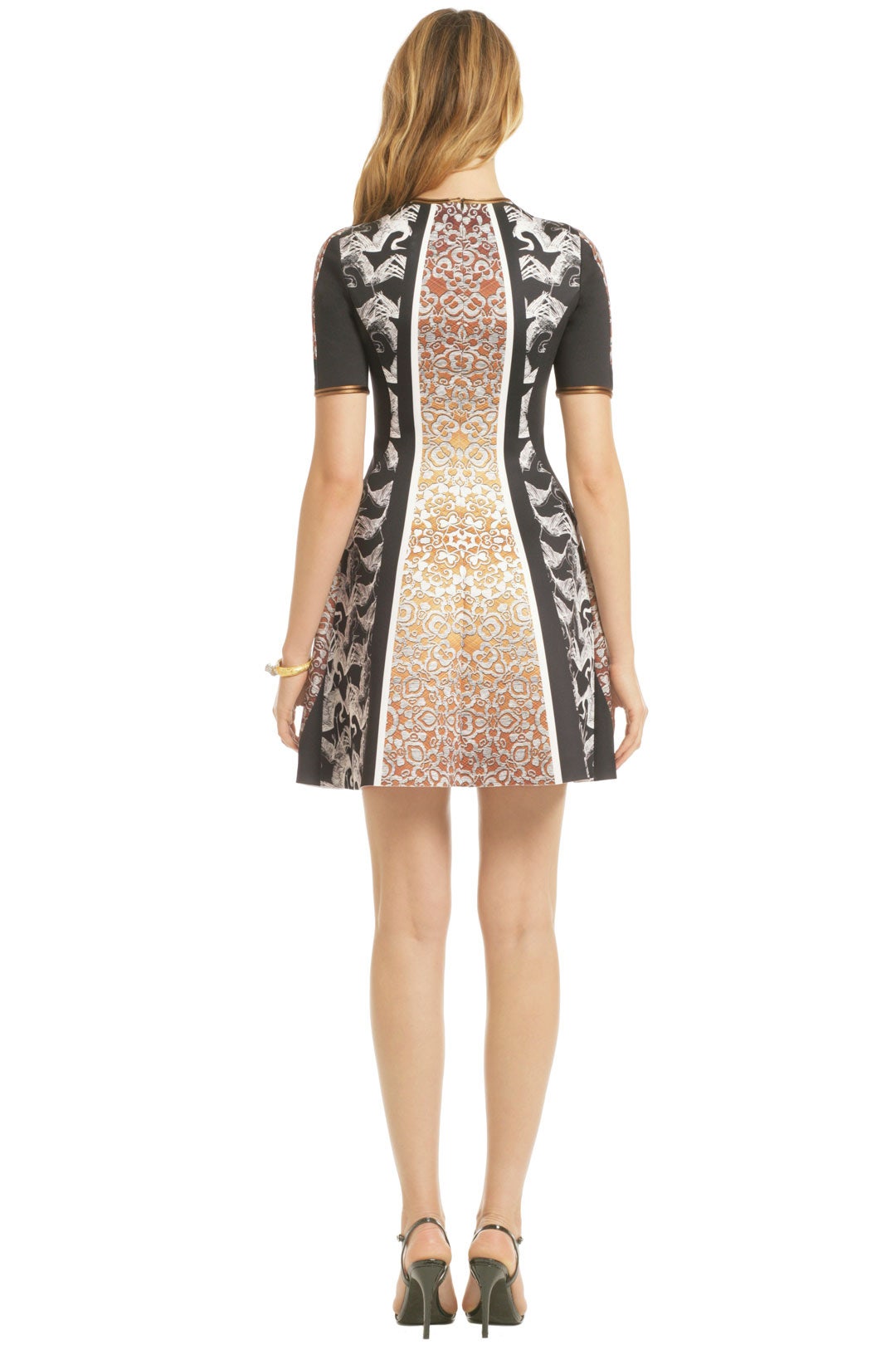 Swan Print Dress by Clover Canyon 1