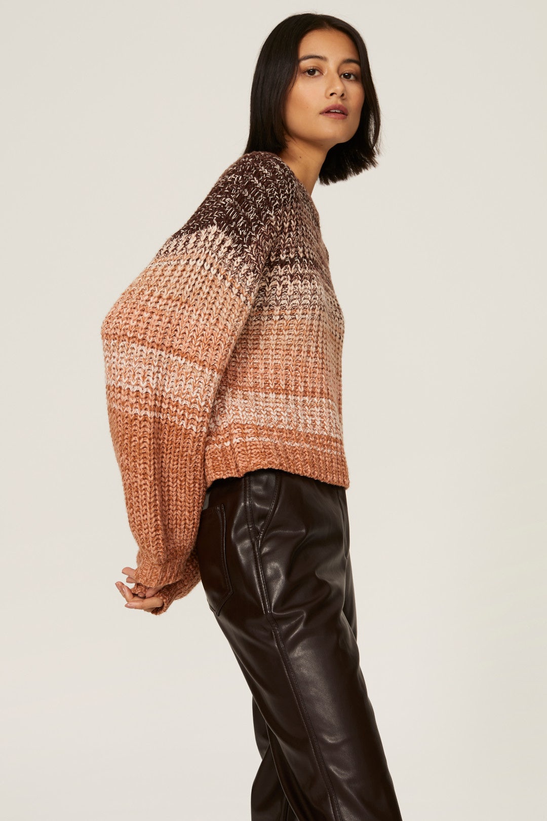 Marled Stripe Sweater by 525 America 1