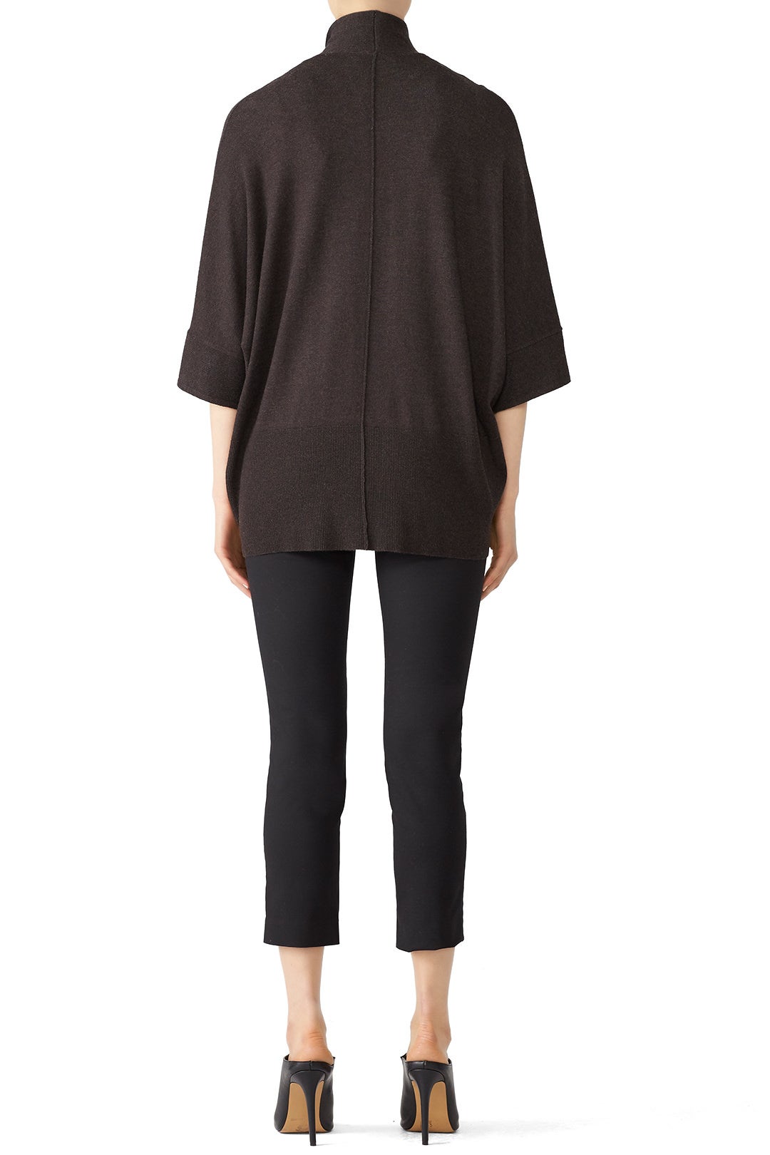 Grey Knit Cardigan by Josie Natori 1