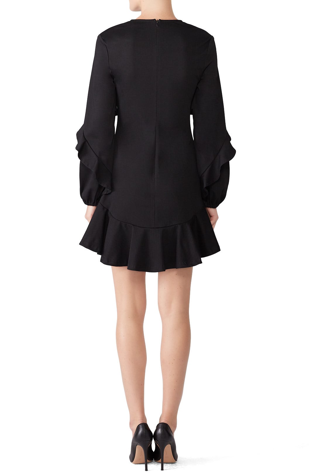 Allure Frill Sleeve Dress by Shilla 1