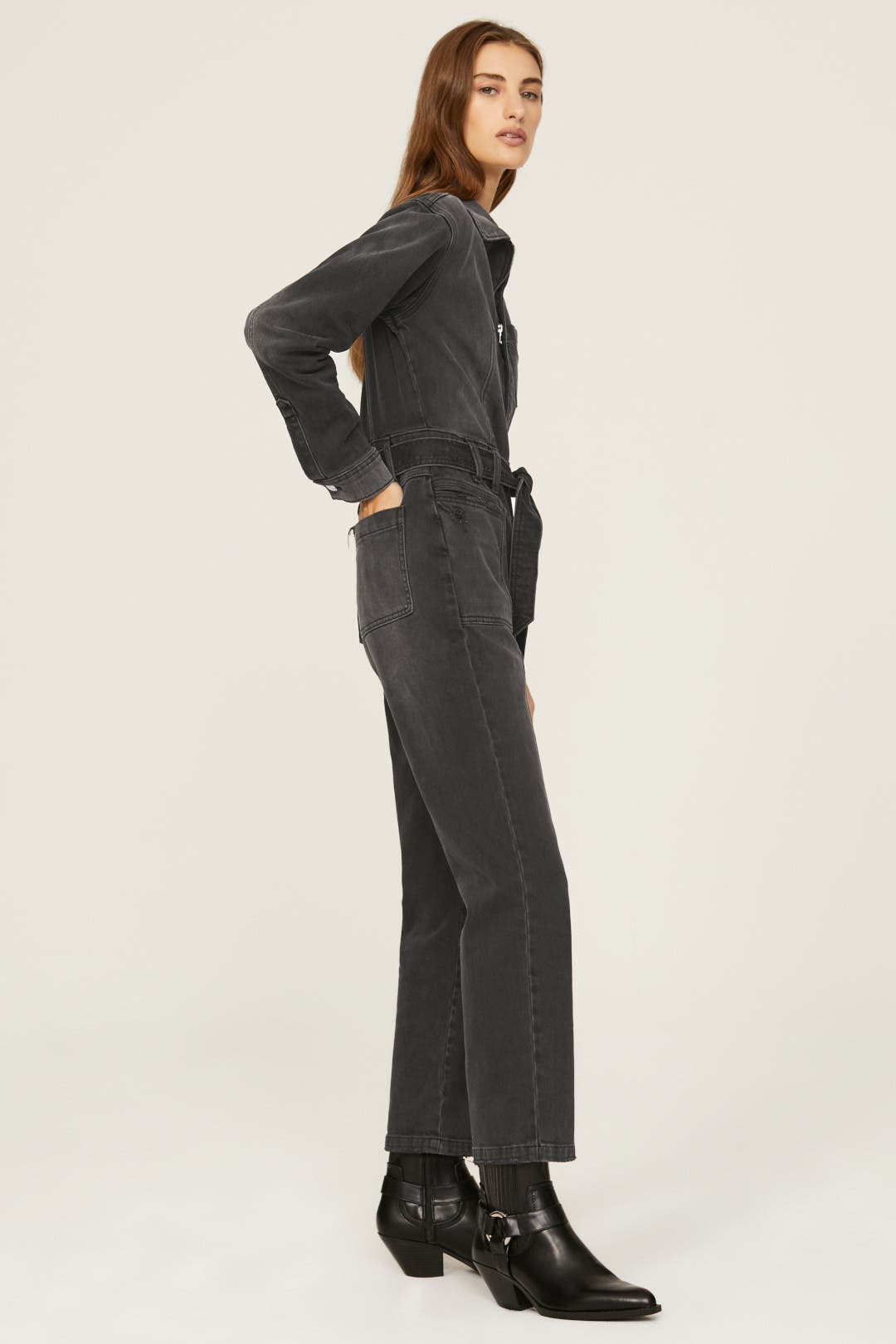 パンツ DENIM&SUPPLY RL black rayon jumpsuit Amazon.com: Geerta Denim Jumpsuit for Women, High Roller