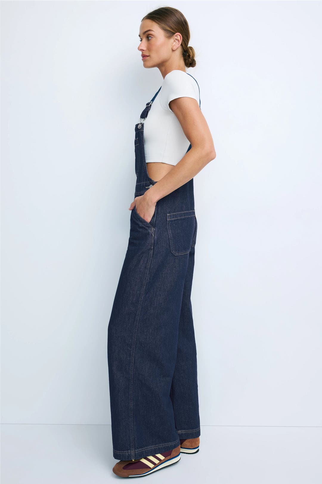 Dark Indigo Denim Overalls by Levi's | Rent the Runway