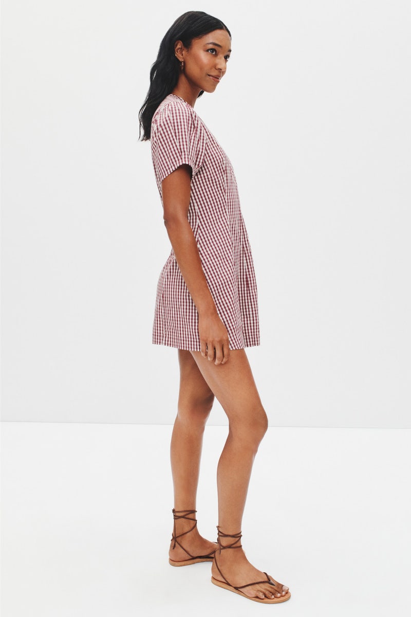 Puff Sleeve Peplum Mini Dress by WEWOREWHAT - Photo 1