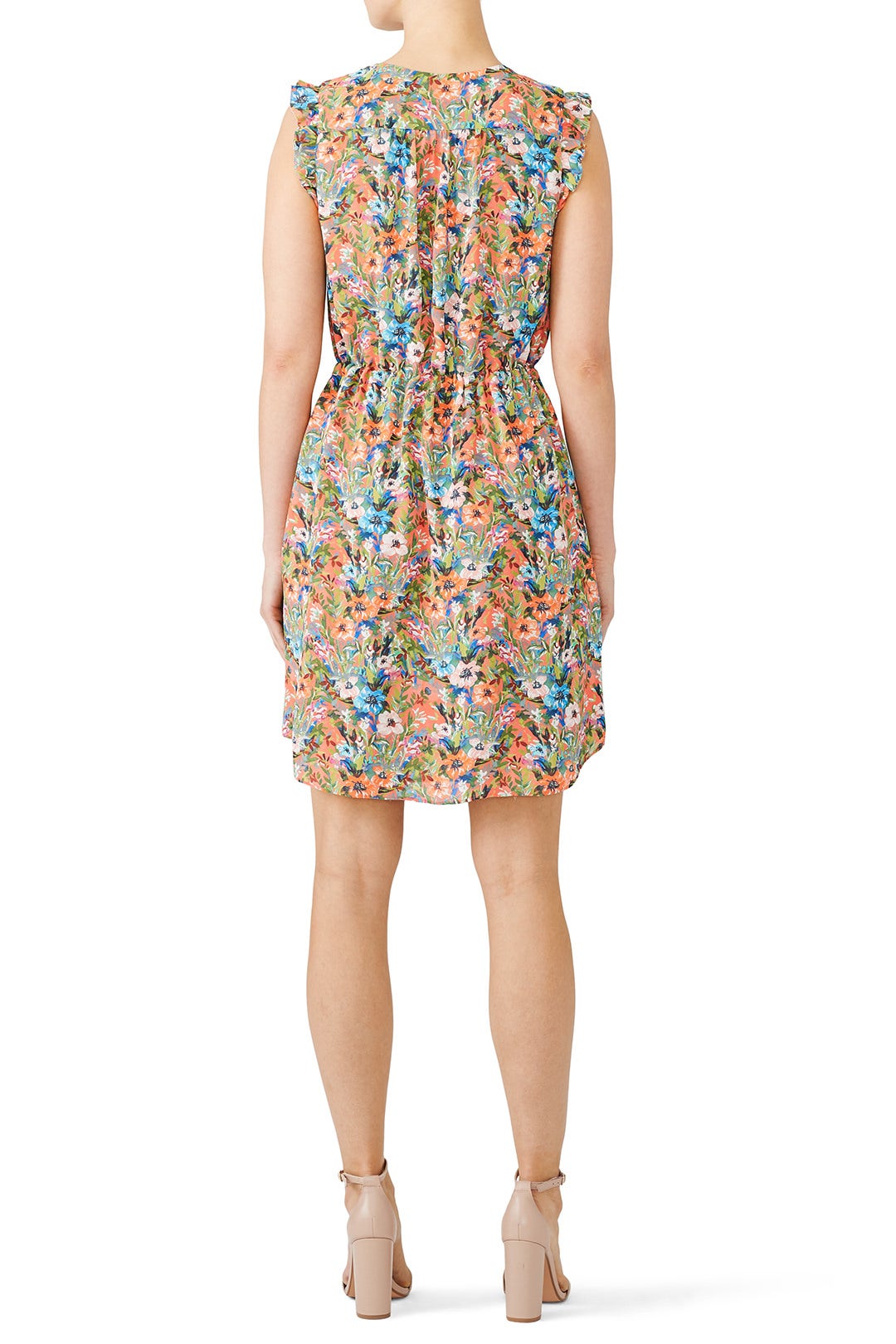 Orange Floral Dress by Slate & Willow 2