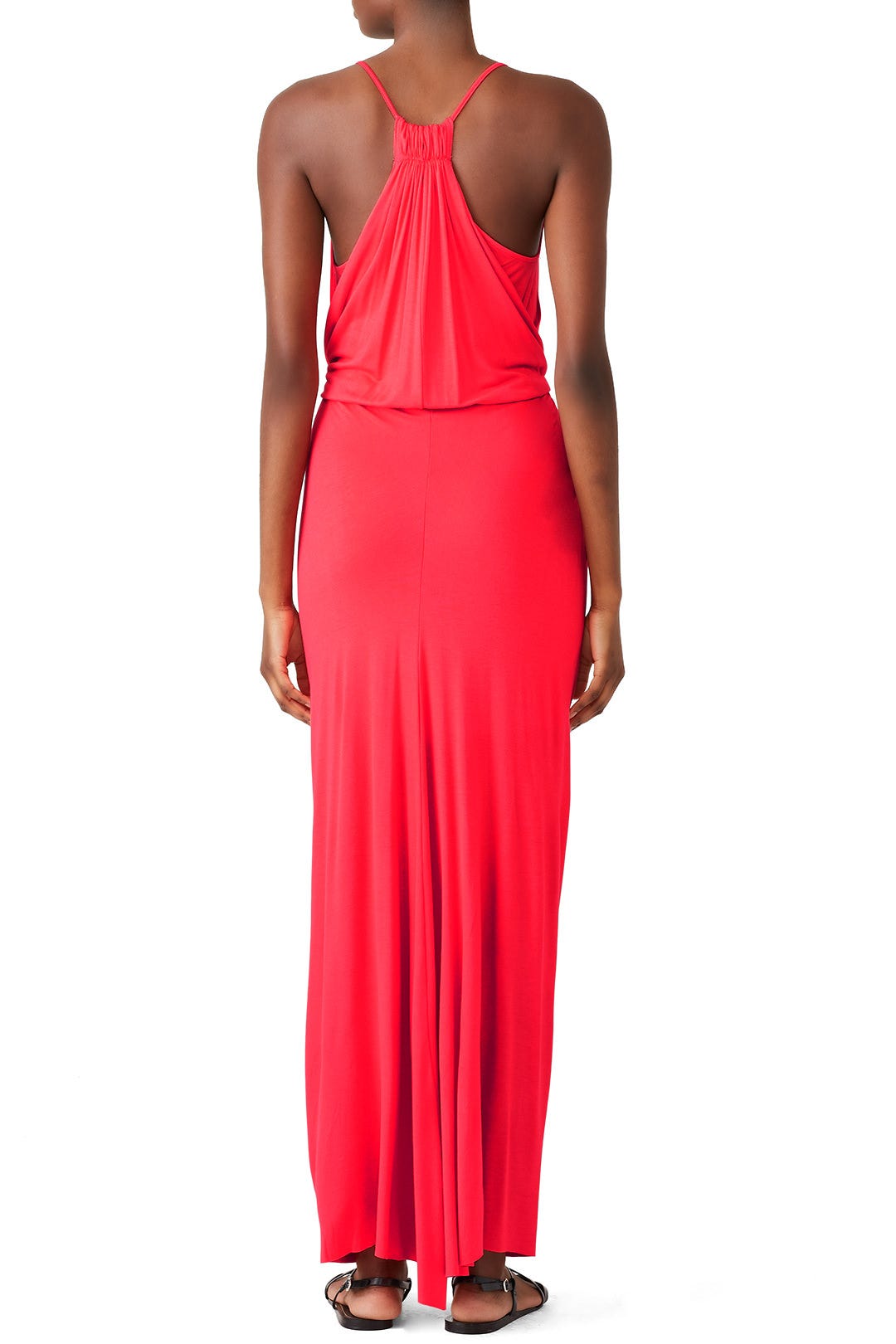 drop waist maxi dress black Black Stretch ITY Drop Waist Maxi Tank Dress-BEST SELLER M