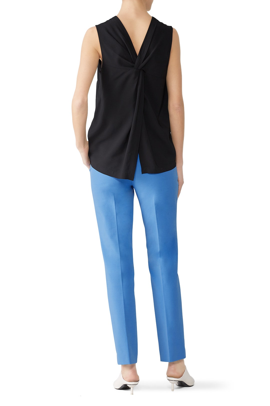 Blue Tailored Trousers by Theory 1