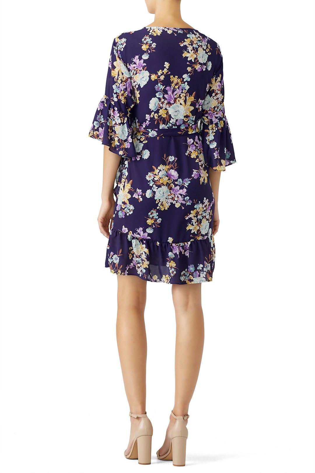 Astrid Floral Apron Wrap Dress by B Collection by Bobeau 1