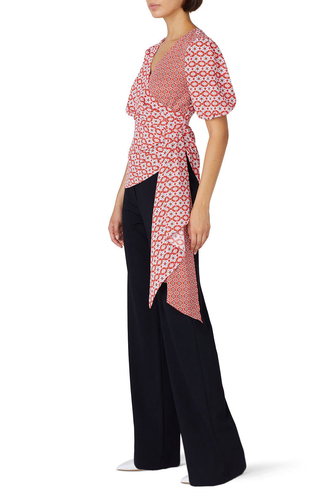 Printed Faux Wrap Top by SACHIN BABI 2