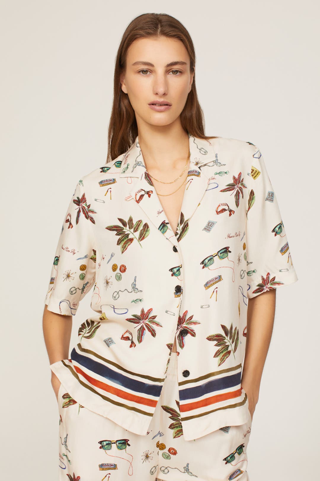 Printed Camp Shirt by Scotch & Soda | Rent the Runway