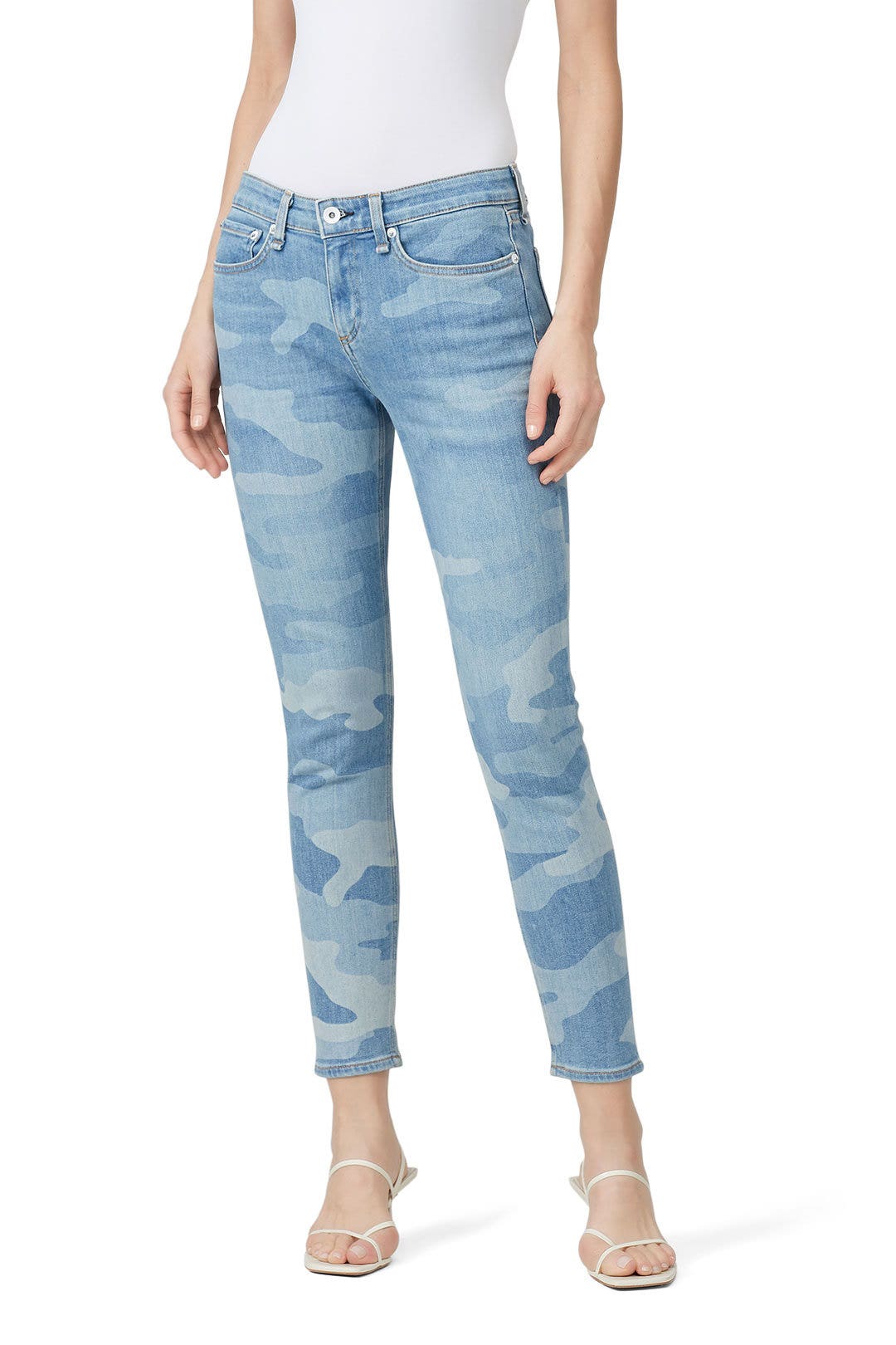 Cate Mid Rise Ankle Skinny Jeans by rag & bone JEAN 2