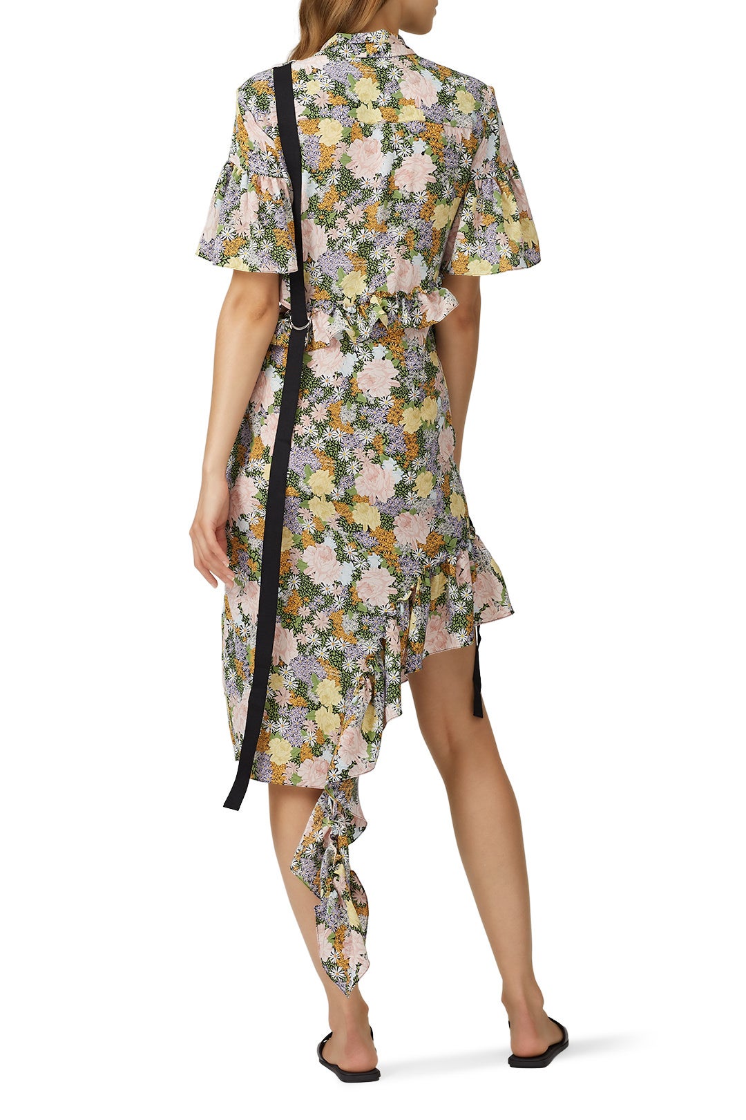 Split Frill Dress by rokh 1