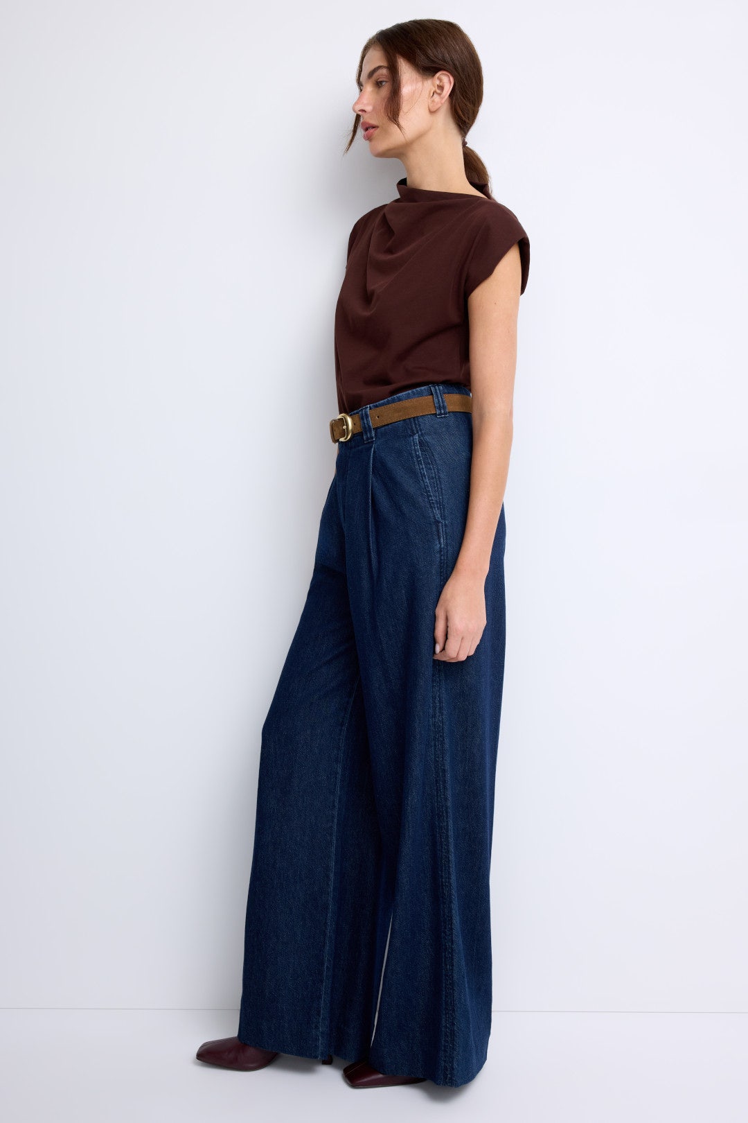 Kenny Asymmetric-Neck Tee