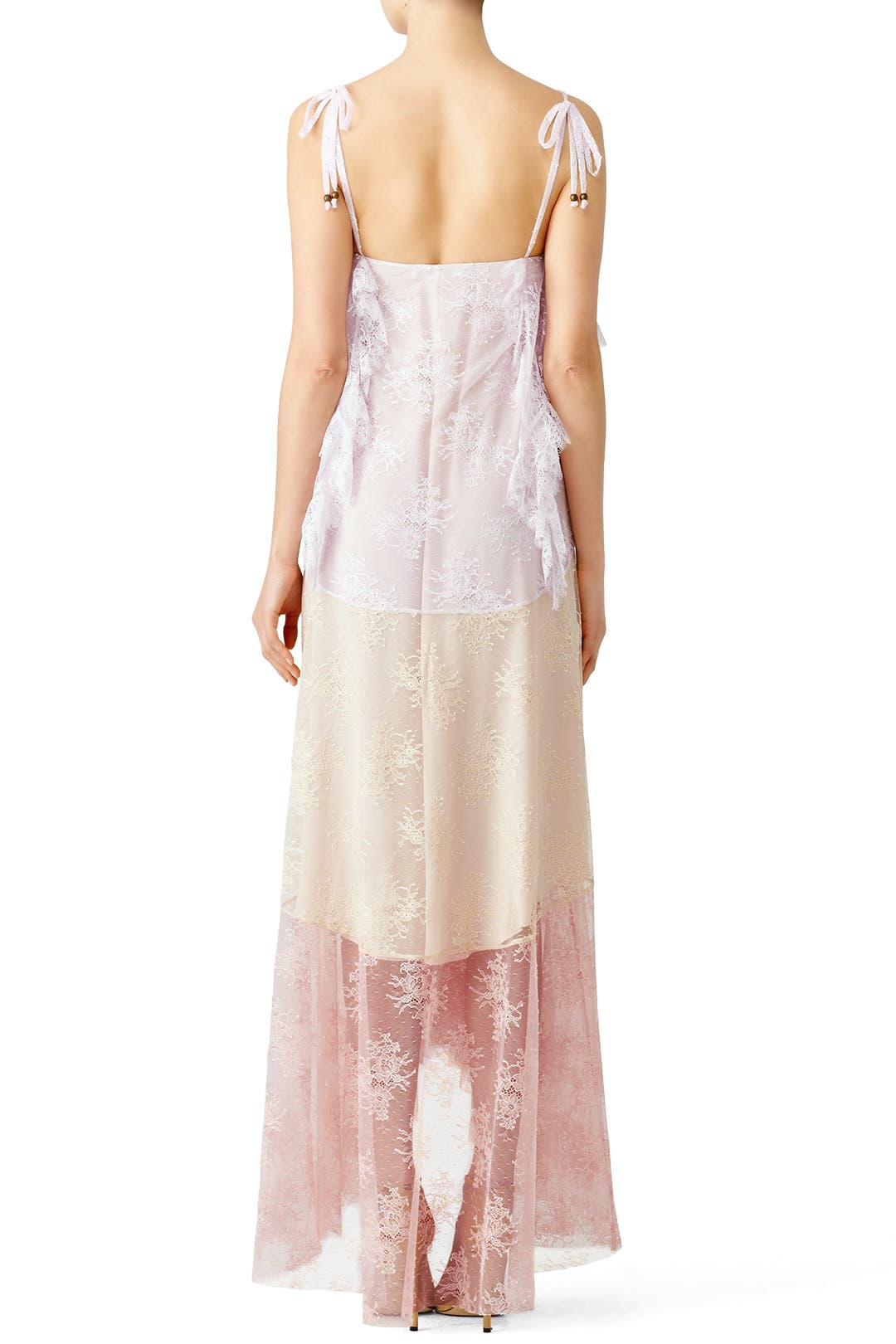 Sunset Lace Ruffle Maxi by Philosophy di Lorenzo Serafini Sunset Lace Ruffle Maxi by Philosophy di Lorenzo Serafini