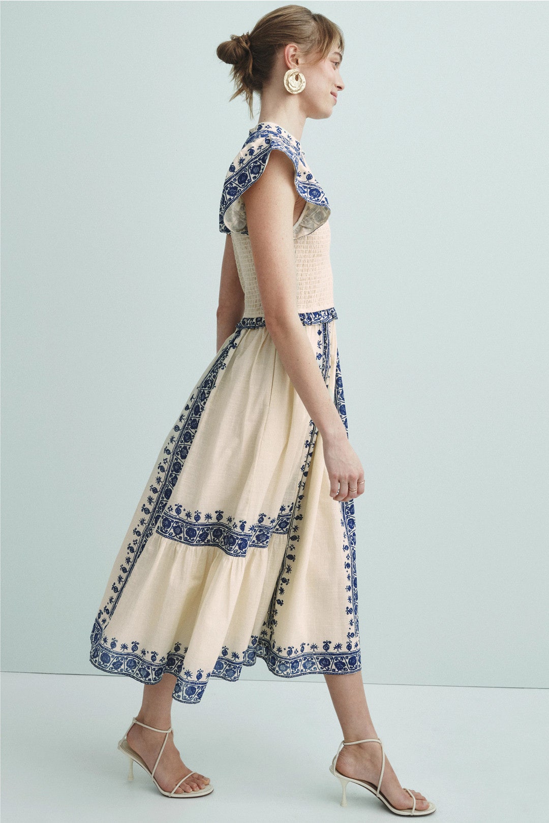 Flutter Sleeve Midi Dress by Sea NY x RTR 2