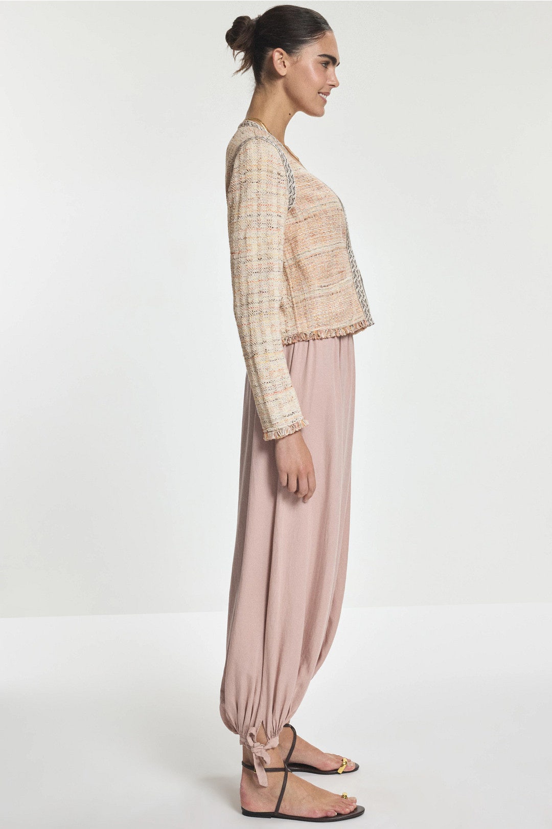 Contrast Trim Knit Jacket by NIC + ZOE 1