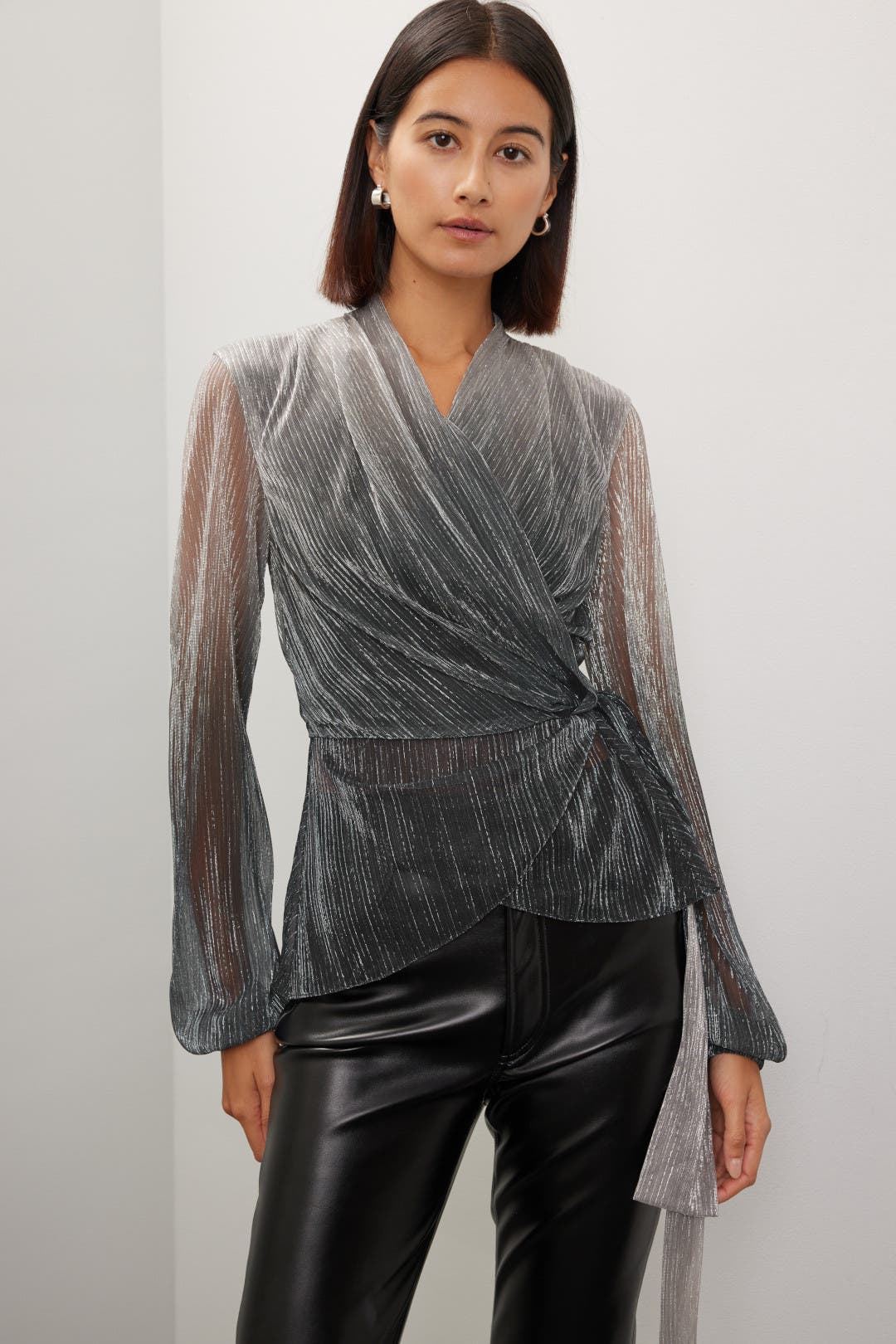 Ombre Wrap Top by PatBO | Rent the Runway