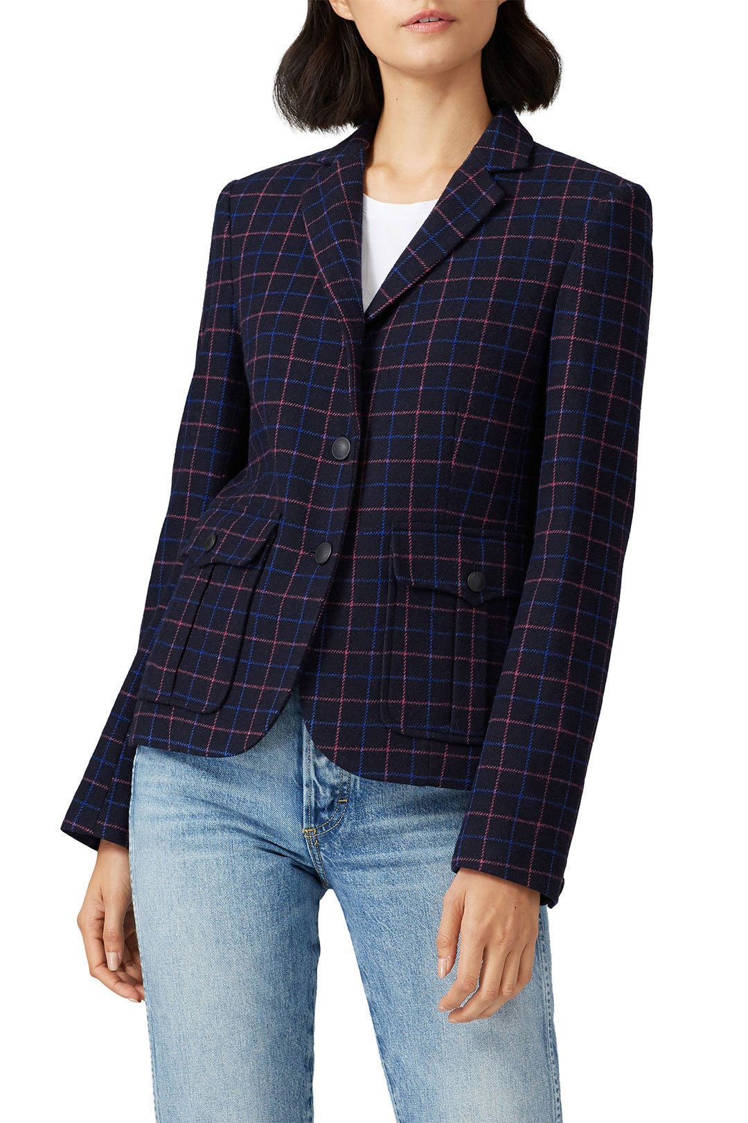 Nancie Check Blazer by rag & bone 1