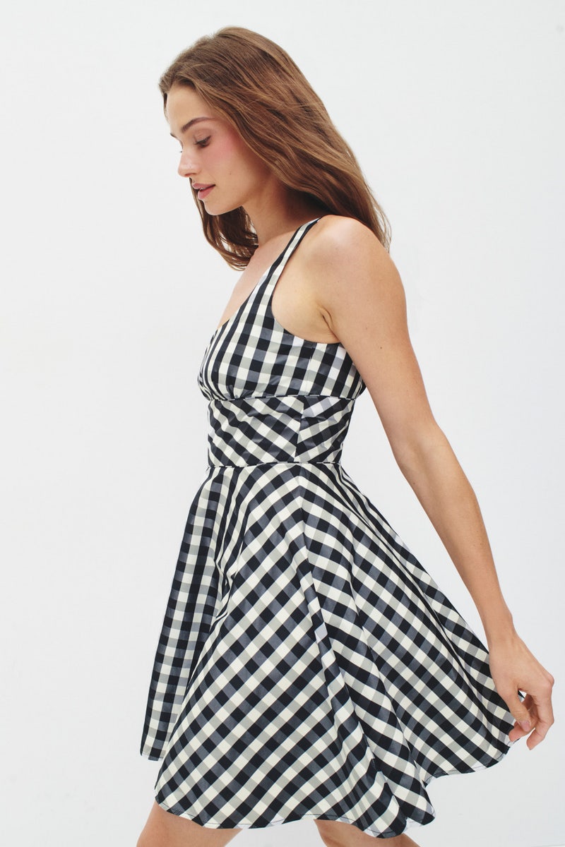 Checked Mini Dress by Claudie Pierlot - Photo 1