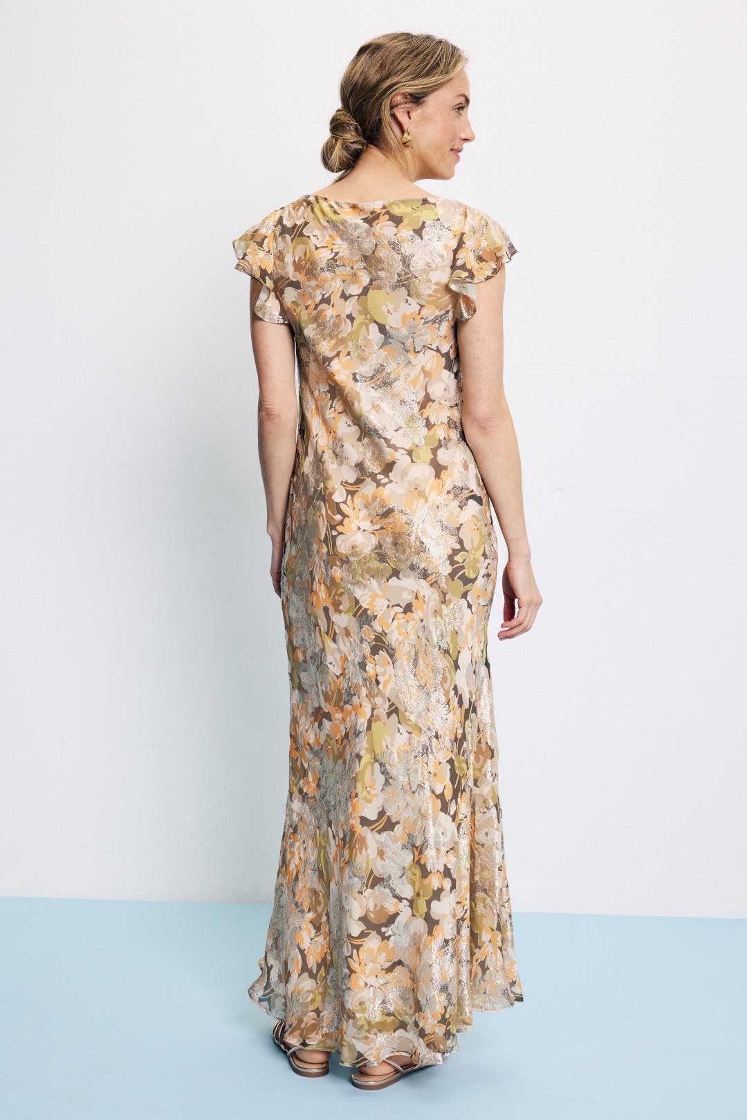 Floral Ruffled Gown by Lauren Ralph Lauren | Rent the Runway