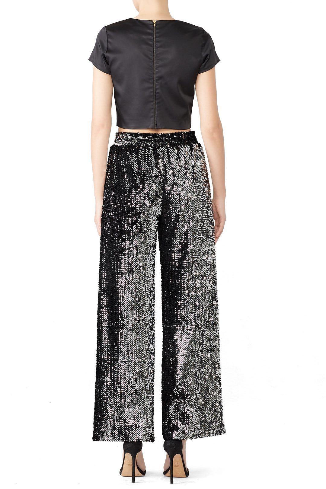 Sequin Track Pants by Milly 2