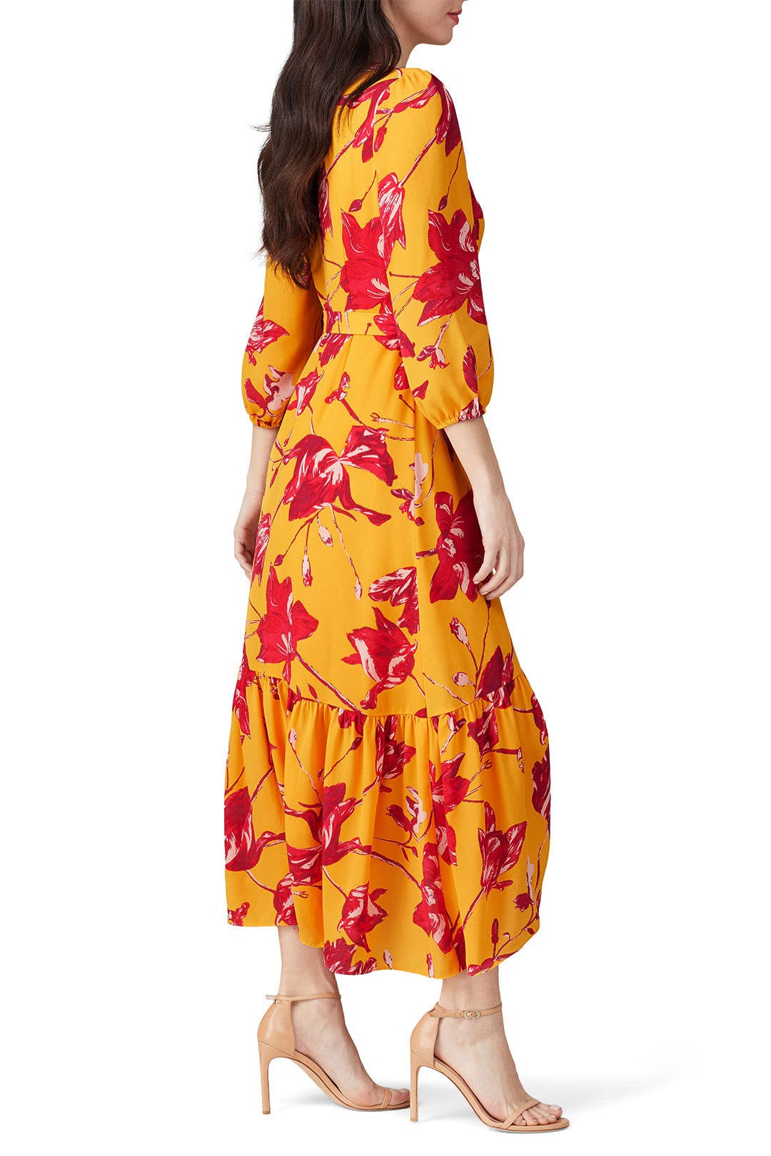 Eleanor Wrap Dress by Color Me Courtney | Rent the Runway
