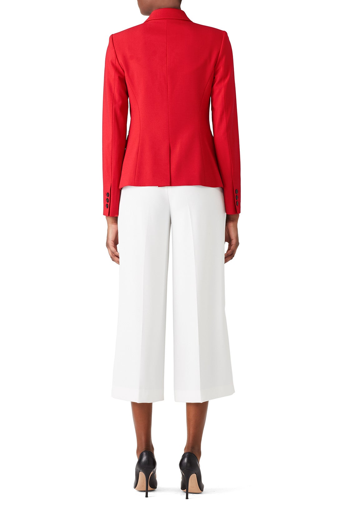Red Carissa Blazer by Theory 2