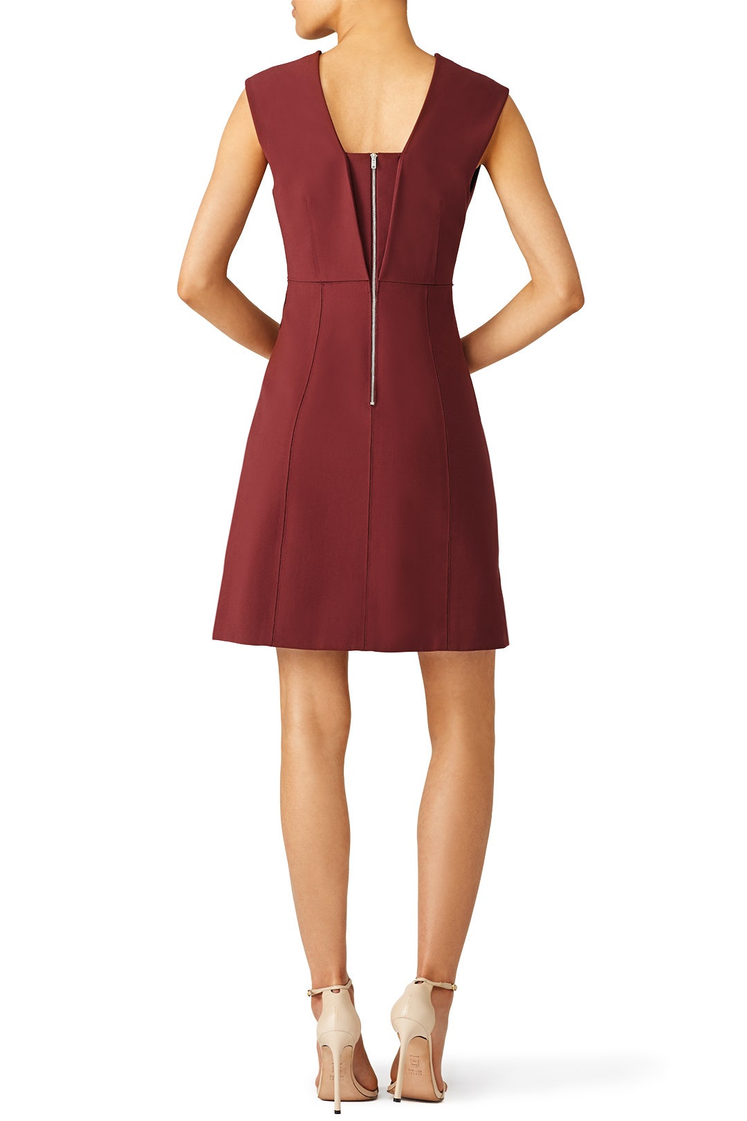 Bordeaux Charlie Dress by Elizabeth and James 1