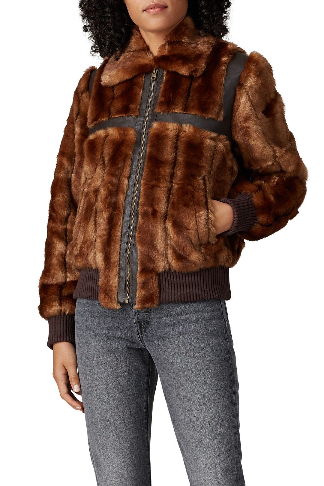 Lotta Mix Faux Fur Jacket by Zadig & Voltaire 2
