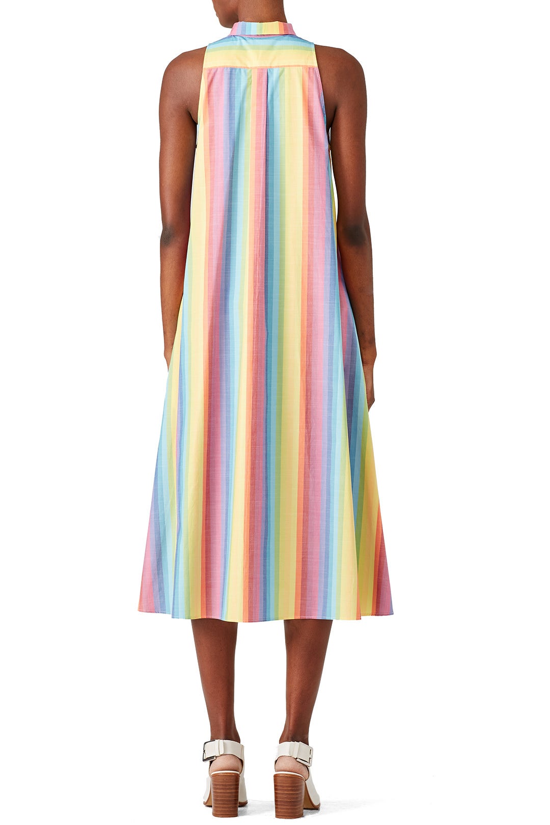 Multi Stripe Shirtdress by MDS Stripes 2