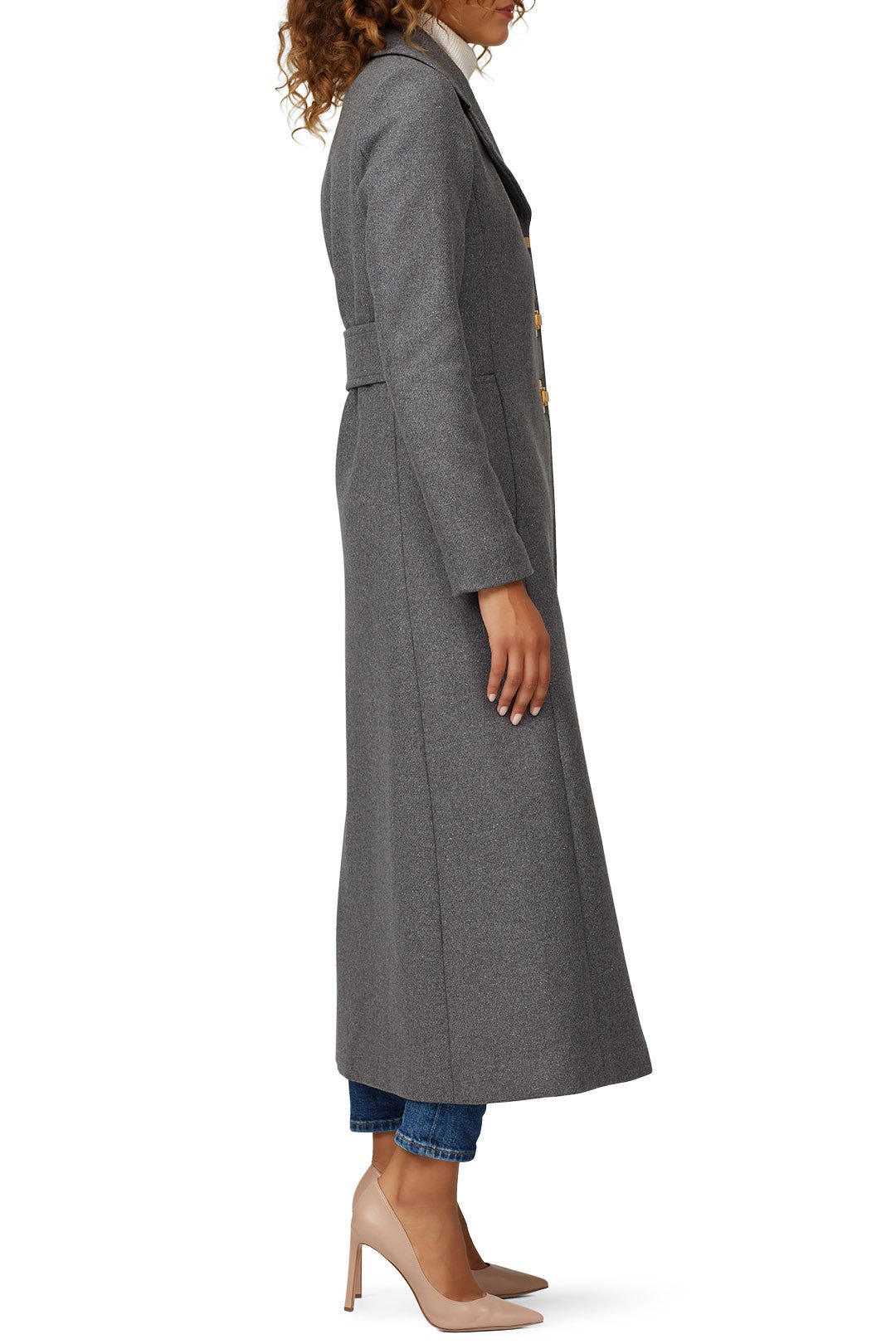 Dark Cloud Wool Coat by Tory Burch 2