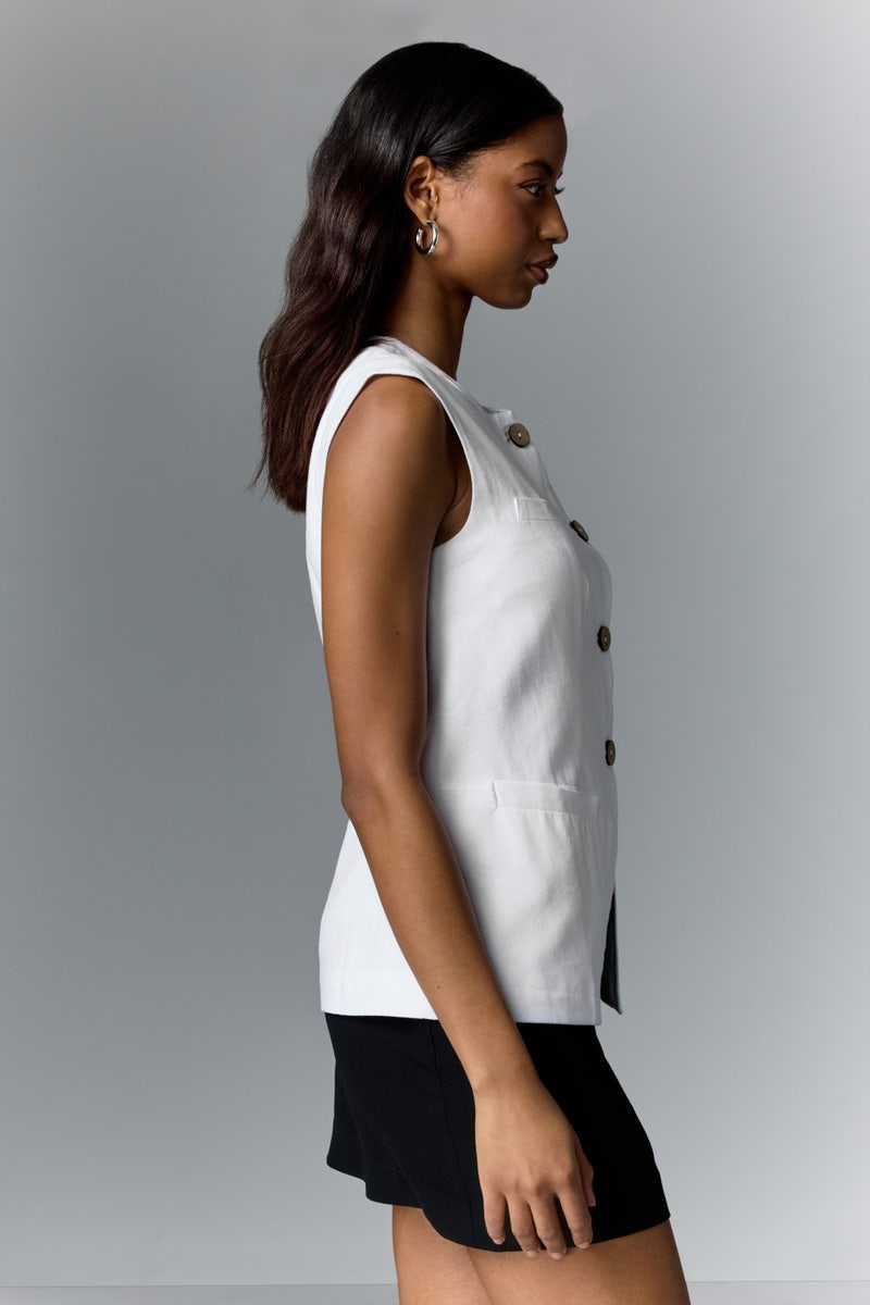 Vest With Pockets by Ellen Tracy - Photo 1