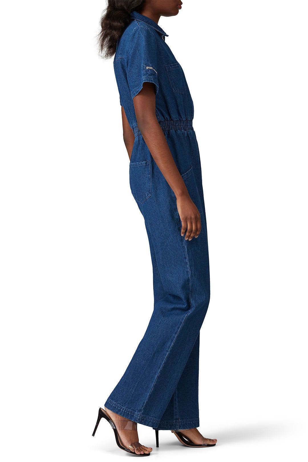 Charlie Fashion Denim Jumpsuit by KENDALL + KYLIE 1