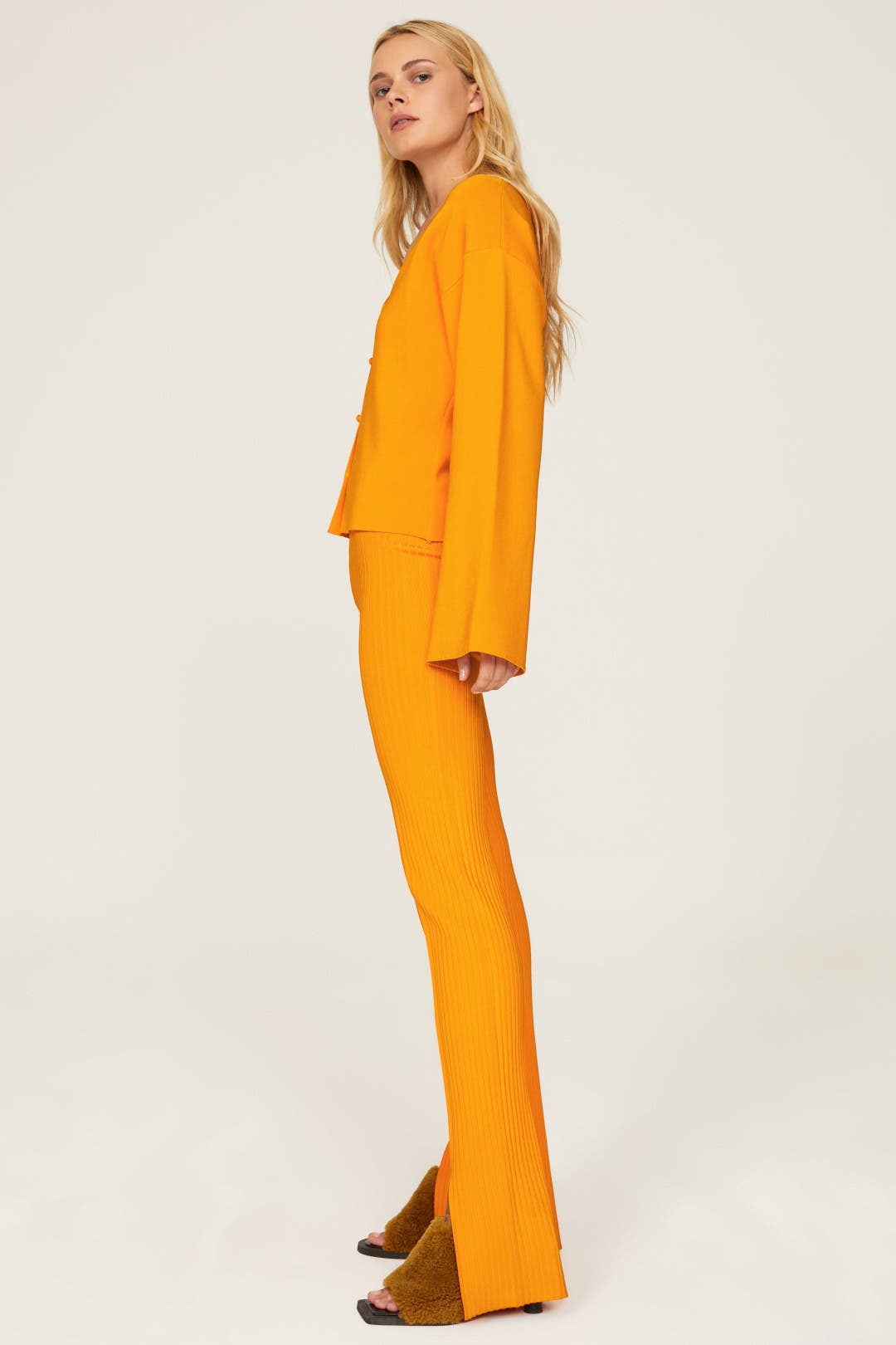 パンツ nanushka SS23 Lorca' pants (NW23RSPA01614 YELLOW) NANUSHKA: Pants woman - Yellow | Nanushka pants