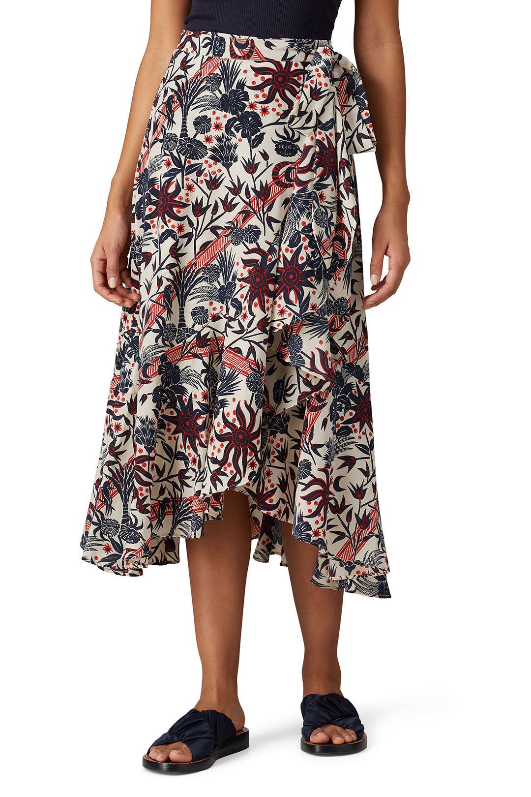 Midi Allover Printed Skirt by Scotch & Soda 2