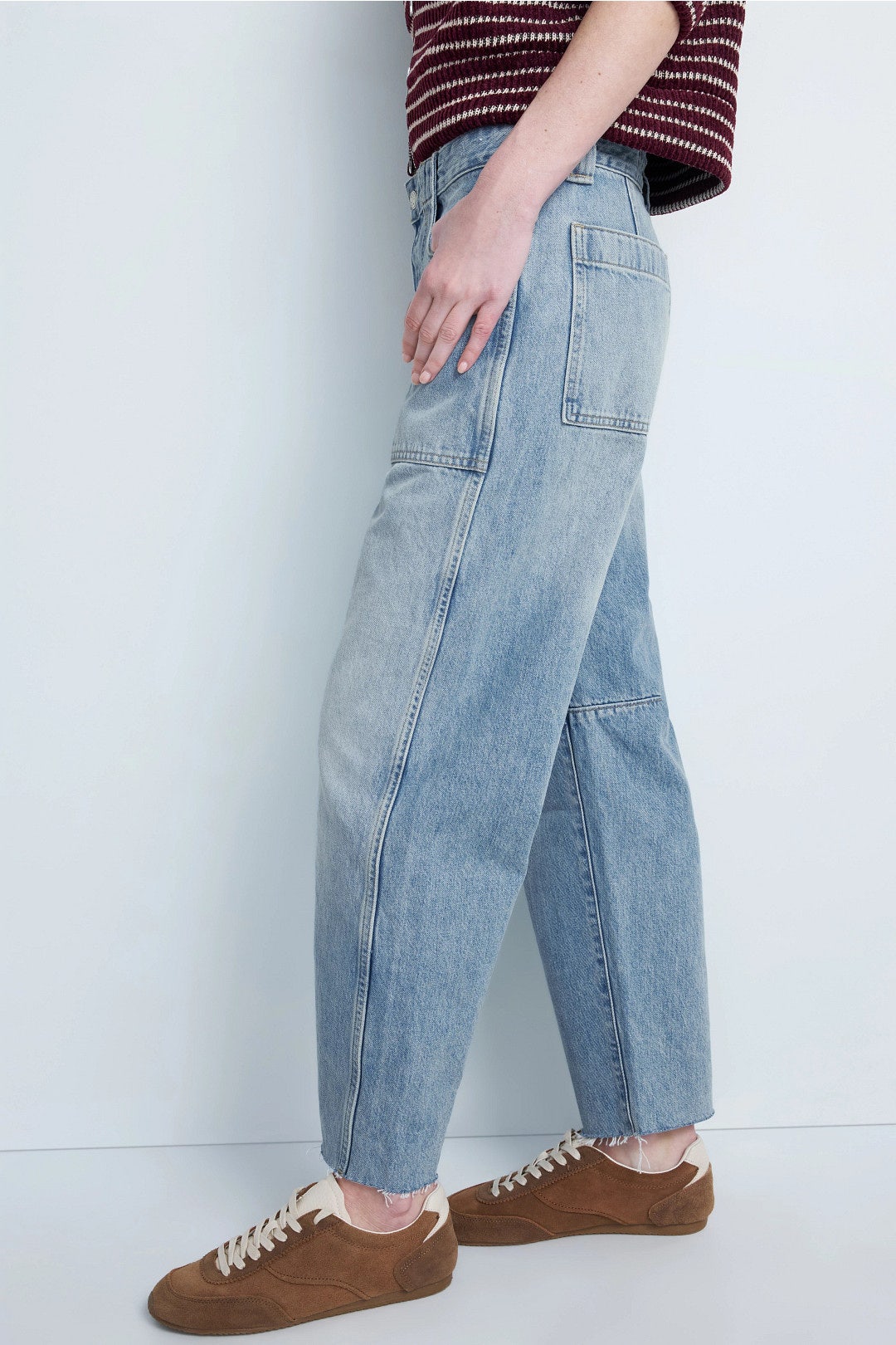 Darted Barrel Jeans With Utility Pockets by Madewell 1