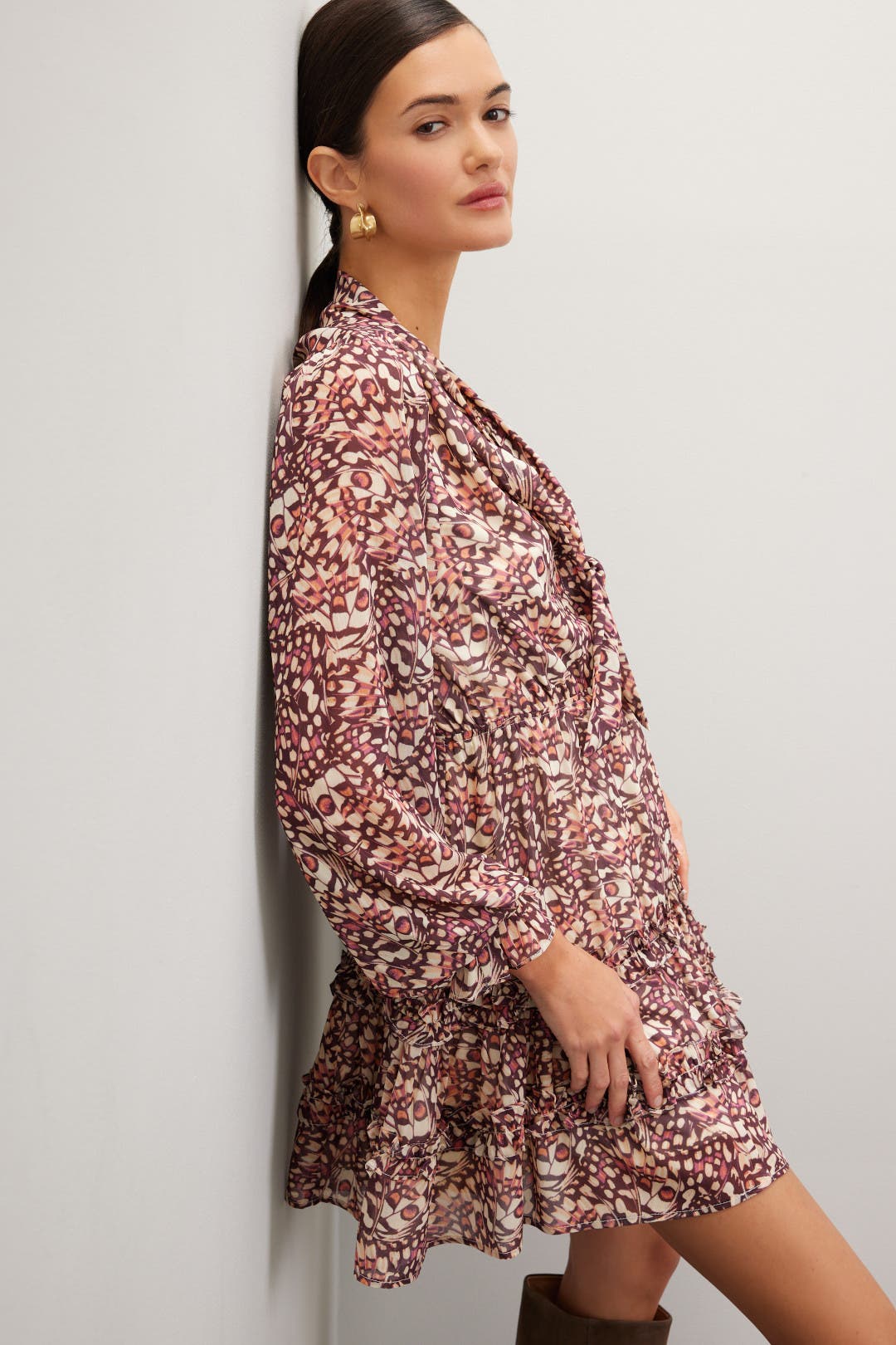 Butterfly Chiffon Dress by Rachel Parcell | Rent the Runway