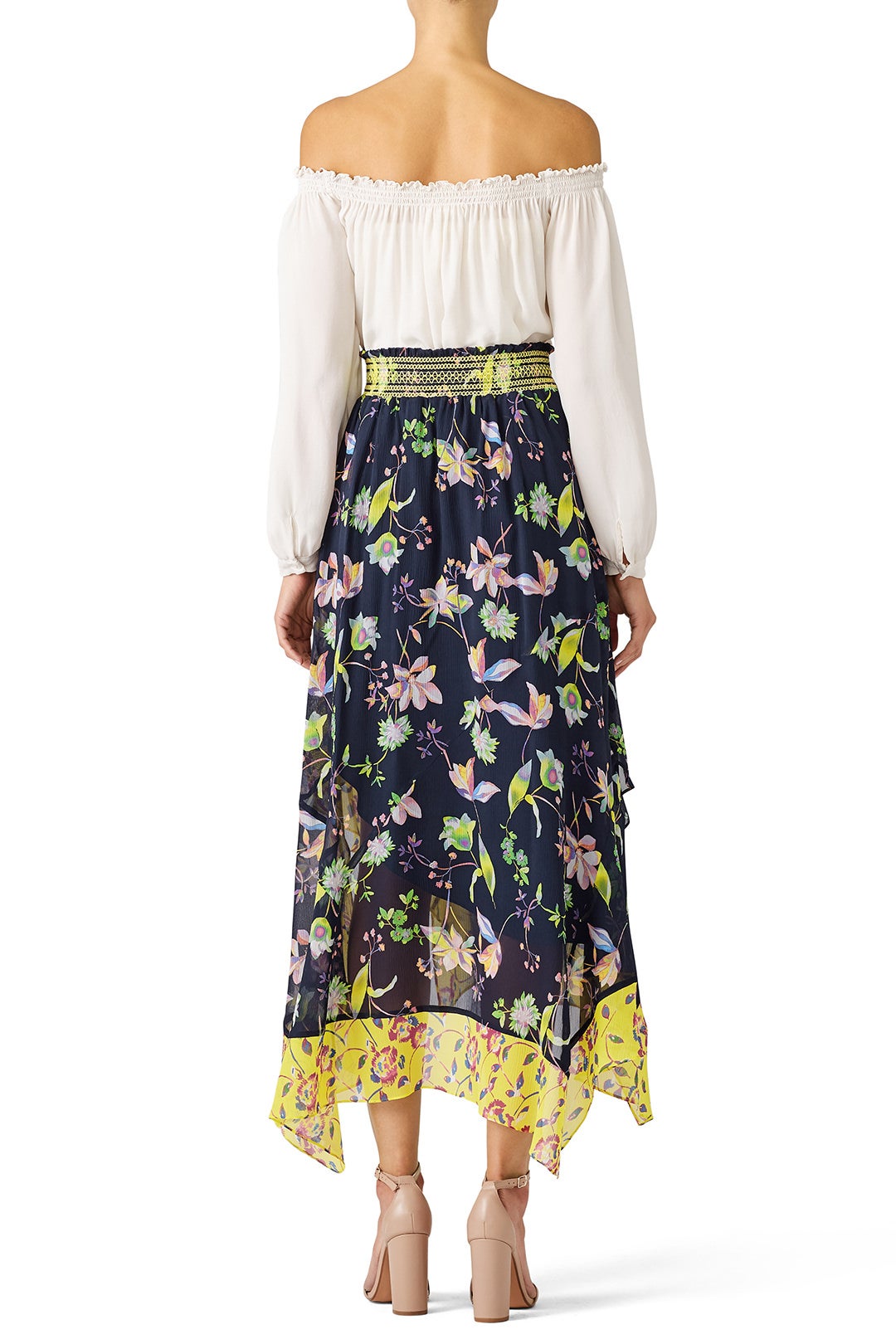 Garden Print Esmee Skirt by Tanya Taylor 1