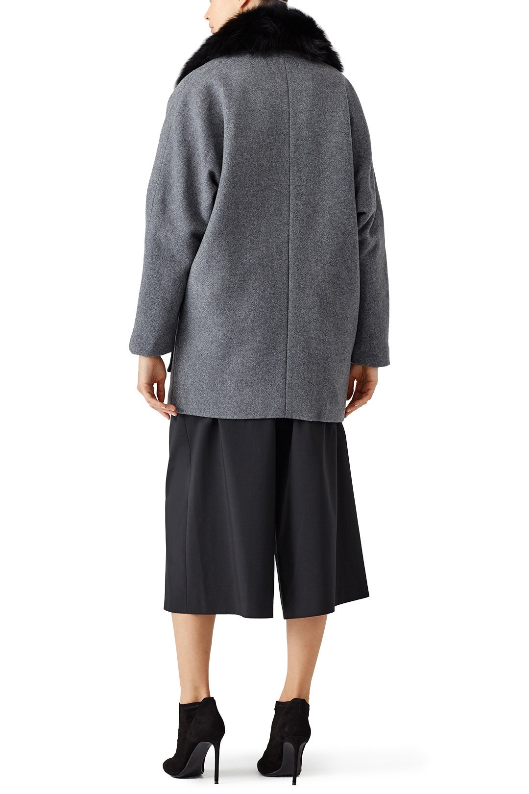 Graphite Carine Cocoon Coat by Andrew Marc 1