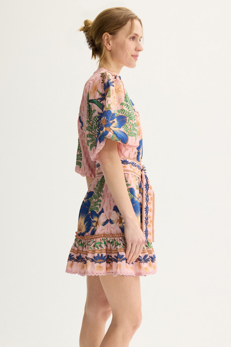 Dream Garden Pink Mini Dress by FARM Rio - Photo 1