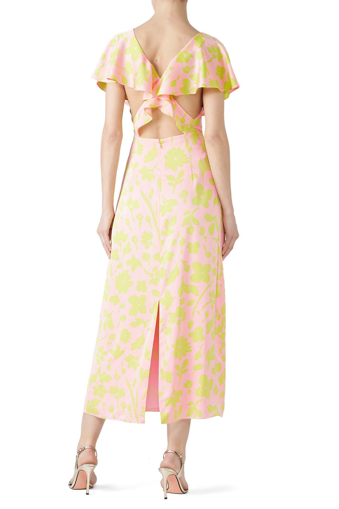 【Kate Spade】Painterly Strokes Flutter Sleeve Dress国内発送 Painterly Strokes Flutter Sleeve Dress