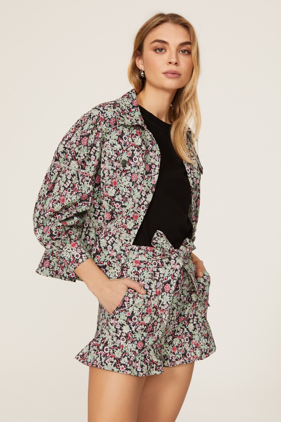 Penny Floral Shorts by Cinq à Sept 1