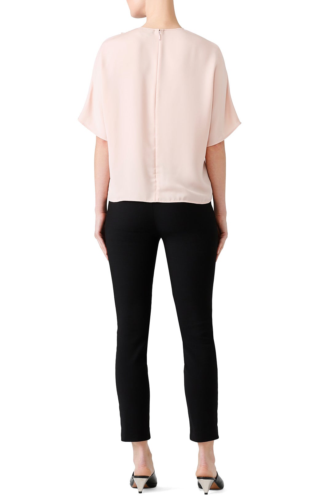 Pink Ruffle Drape Top by Jason Wu 2
